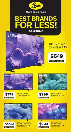 Preview of leaflet Flyer - BBFL Electronics from shop Leon's is valid from Sep 05, 2025