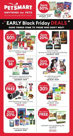 Preview of leaflet Black Friday from shop Petsmart is valid from Nov 20, 2025