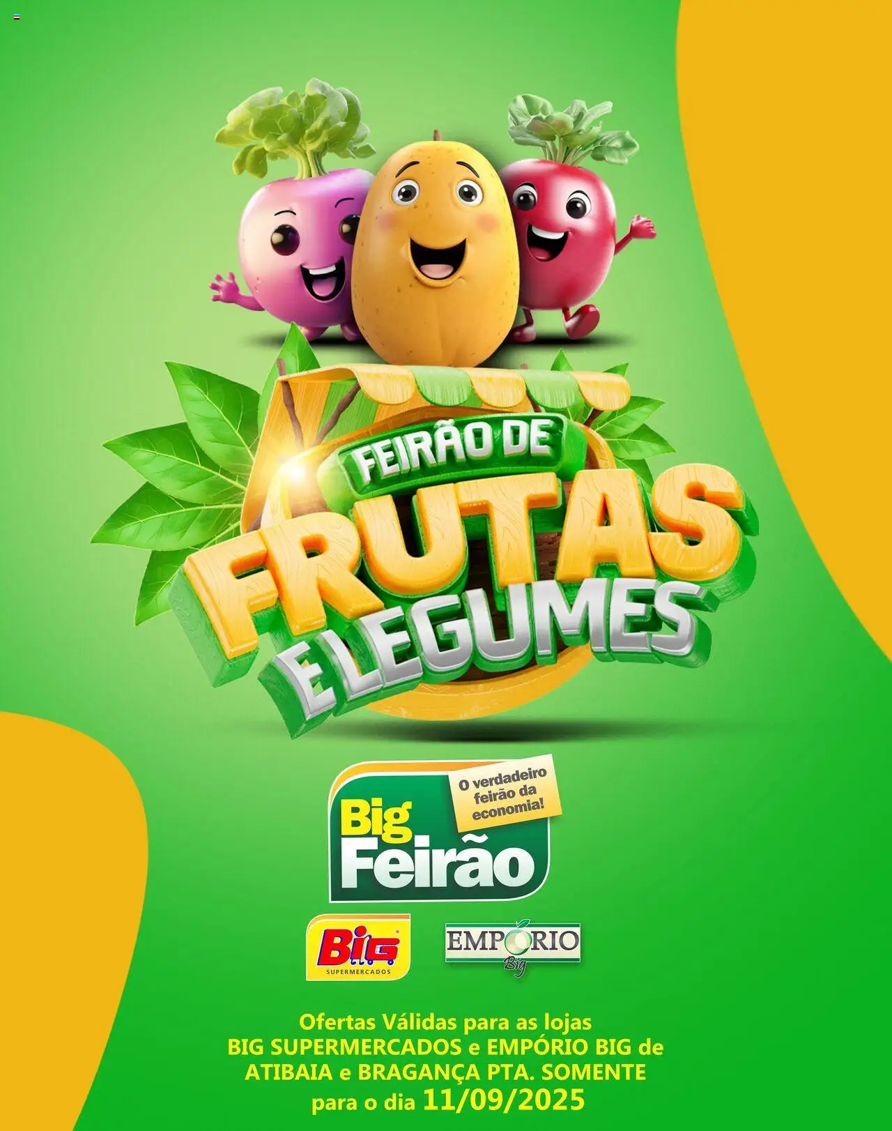 Big Supermercados folheto "Ofertas do Dia" válido a partir de 11/09/2025 - número de página 1