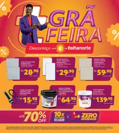 Pré-Visualização do folheto "Ofertas atuais" da loja Telhanorte válido a partir de 02/10/2025