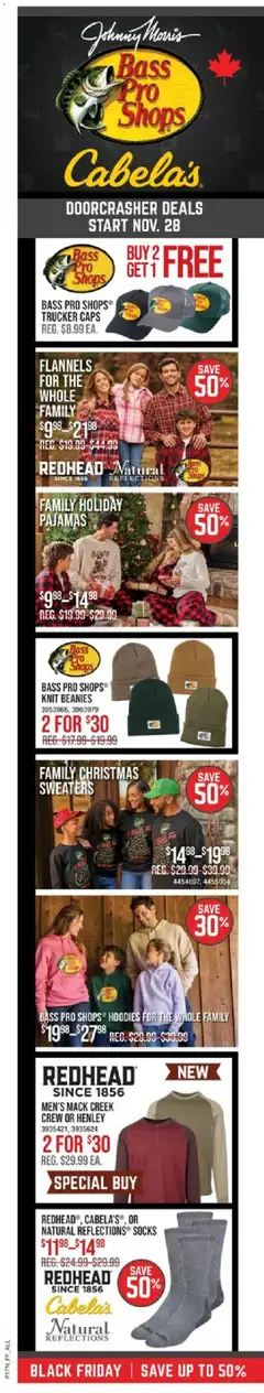 Preview of leaflet Black Friday from shop Cabelas is valid from Nov 28, 2025