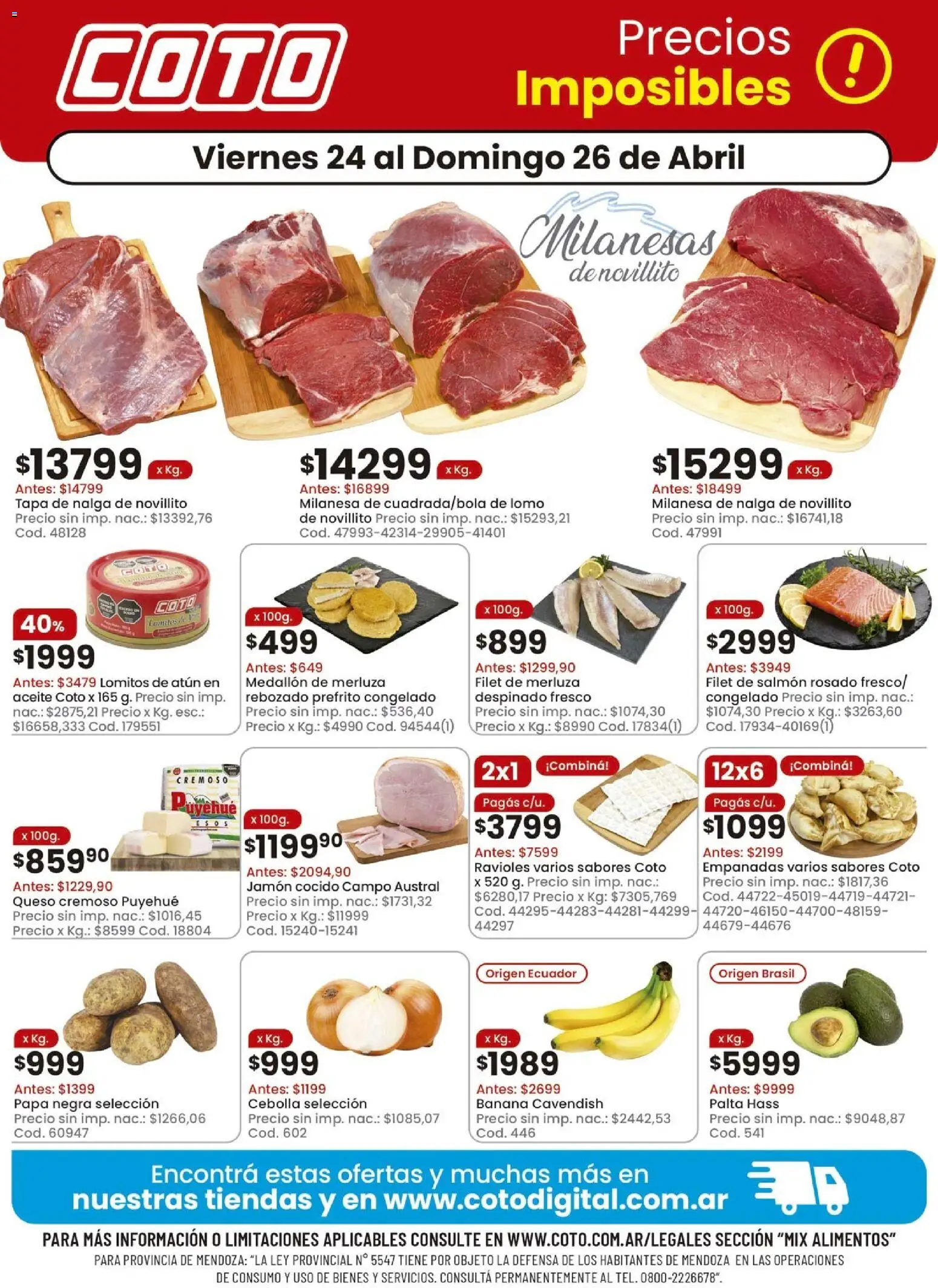 Vista previa del folleto de la tienda Coto válido desde el 24/04/2026 