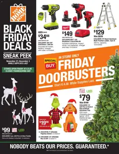 Ad Preview of Home Depot Black Friday from 11/24/2025