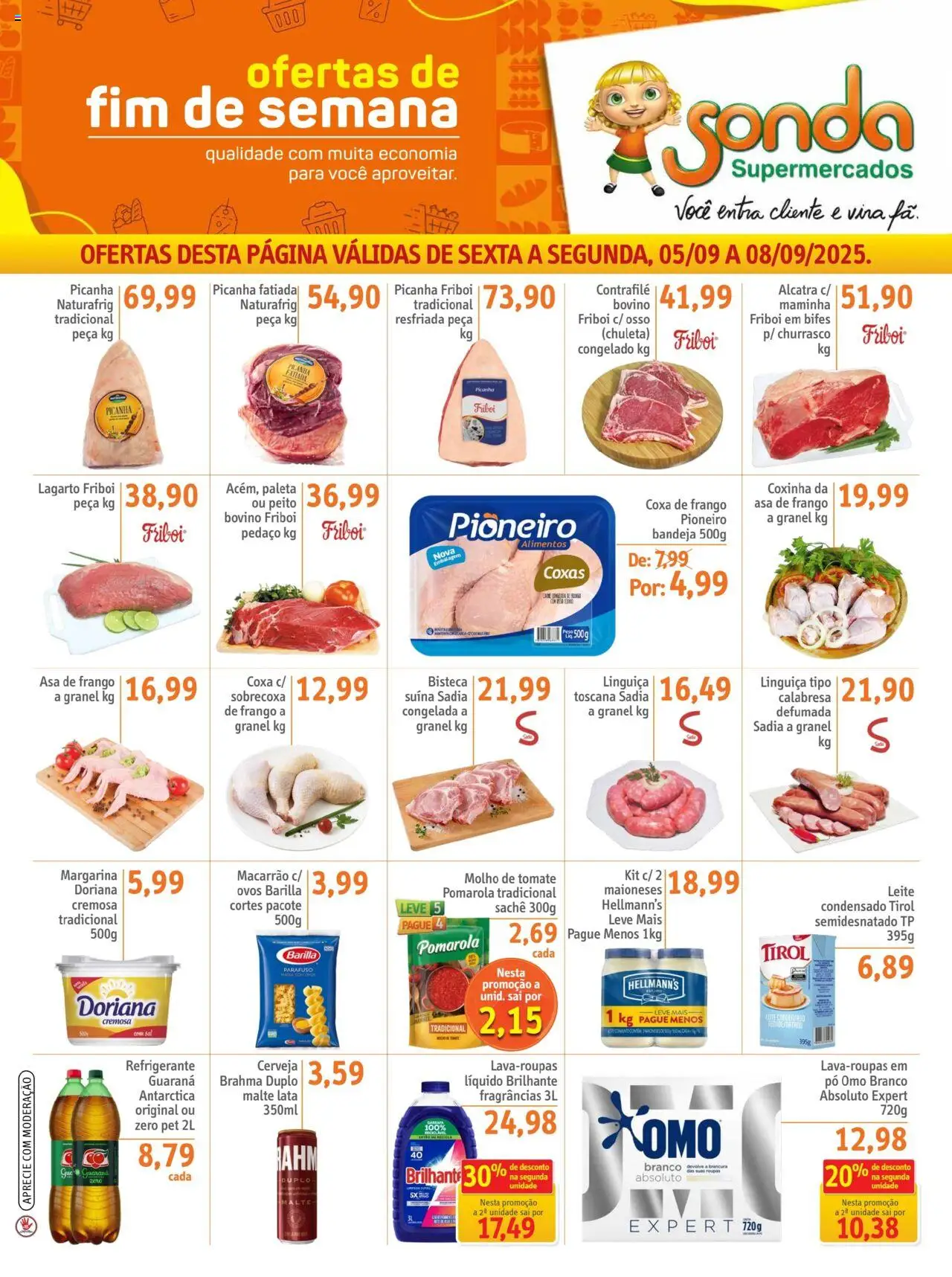 Sonda folheto "Ofertas FDS" válido a partir de 05/09/2025 - número de página 1