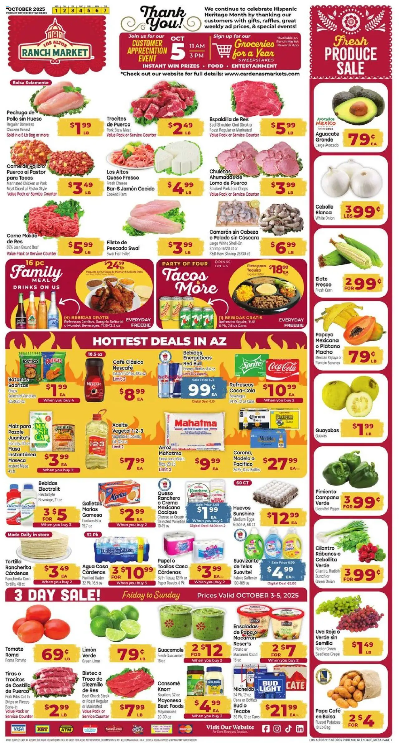 Cardenas Weekly Ad from 10/01/2025 - Flyer - Page number 1