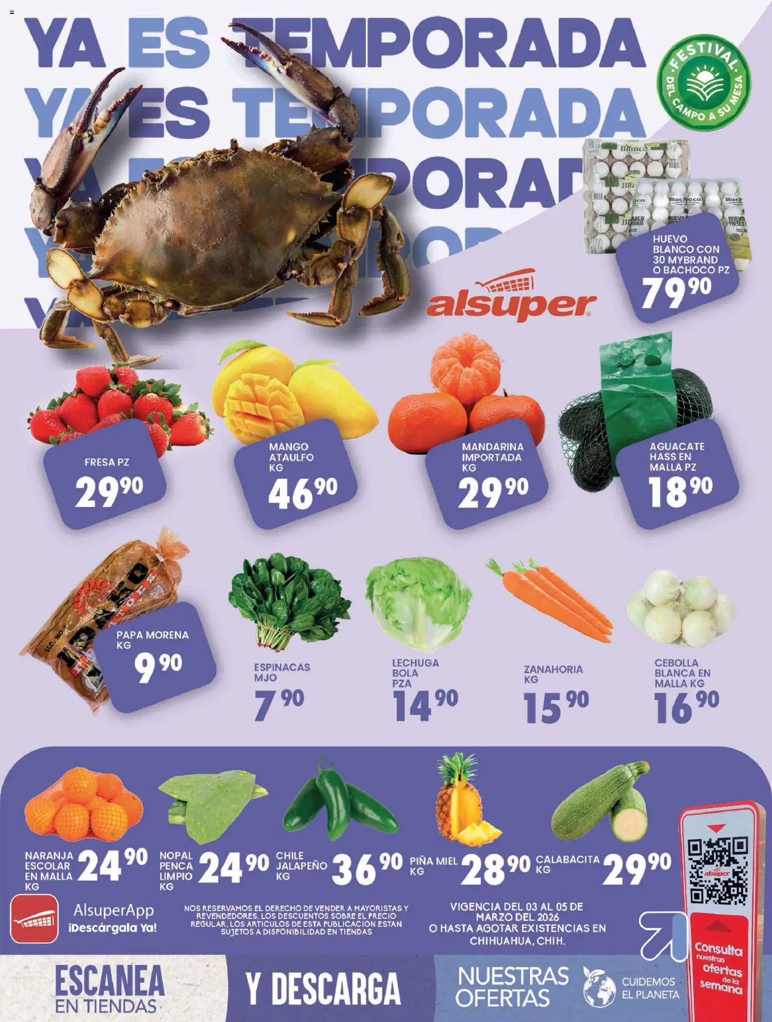Vista previa las ofertas de la tienda Alsuper - Alsuper folleto Chihuahua-Ciudad desde el 03/03/2026 
