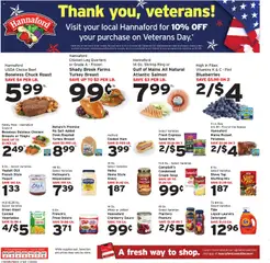Ad Preview of Hannaford Weekly Ad from 11/02/2025