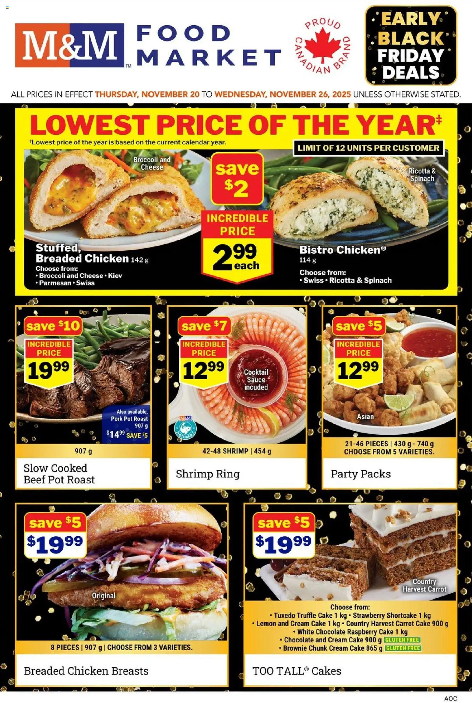 Preview of leaflet Black Friday from shop M&M Food Market is valid from Nov 20, 2025