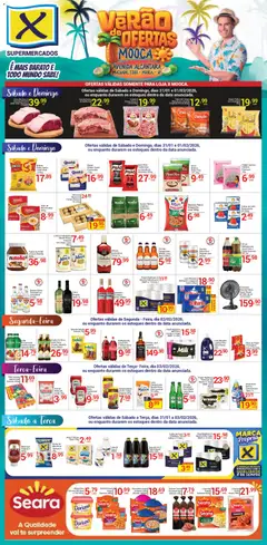 Pré-Visualização do folheto "Ofertas da semana" da loja X Supermercados válido a partir de 31/01/2026