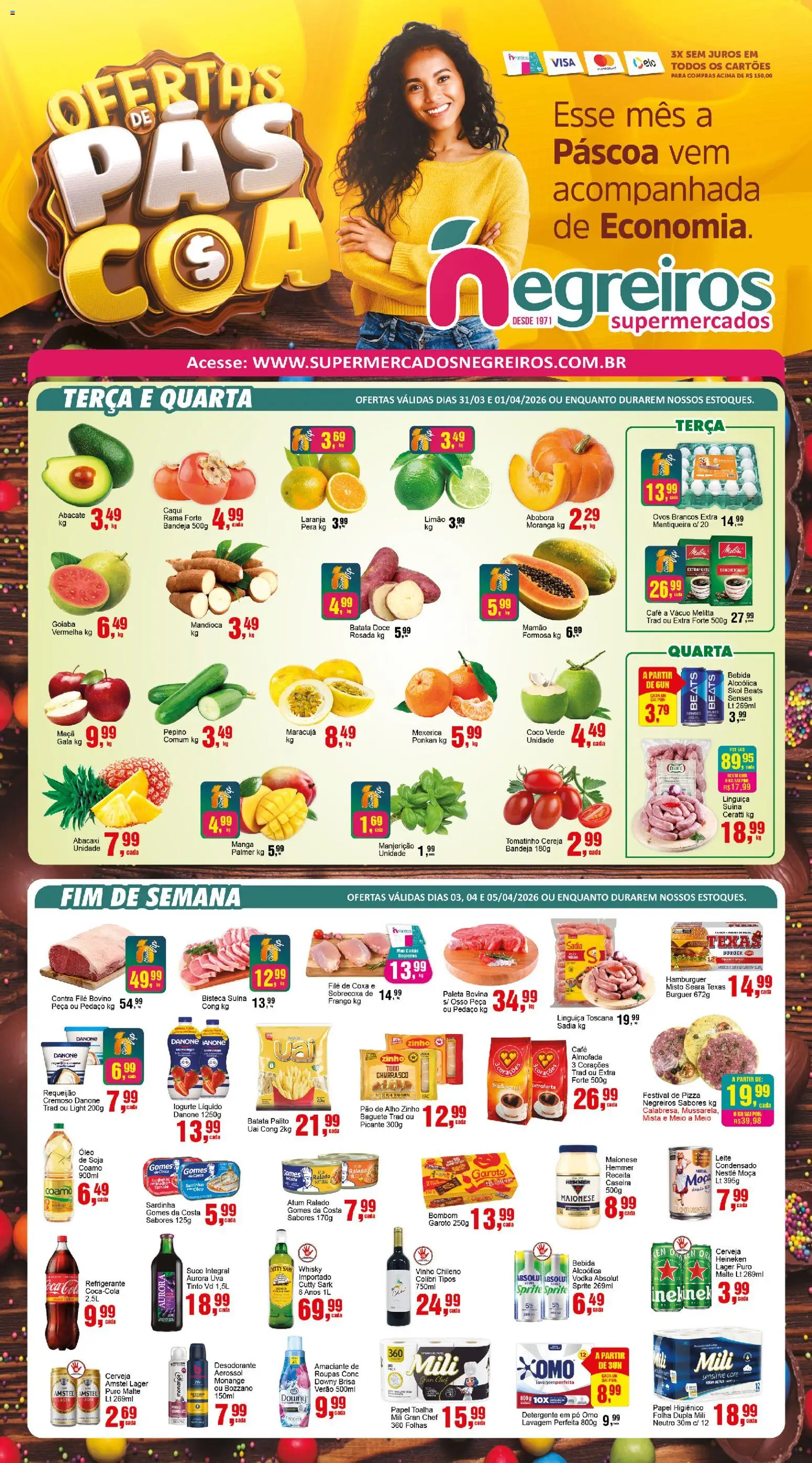 Pré-Visualização do folheto "Negreiros - Ofertas da semana" da loja Negreiros válido a partir de 31/03/2026