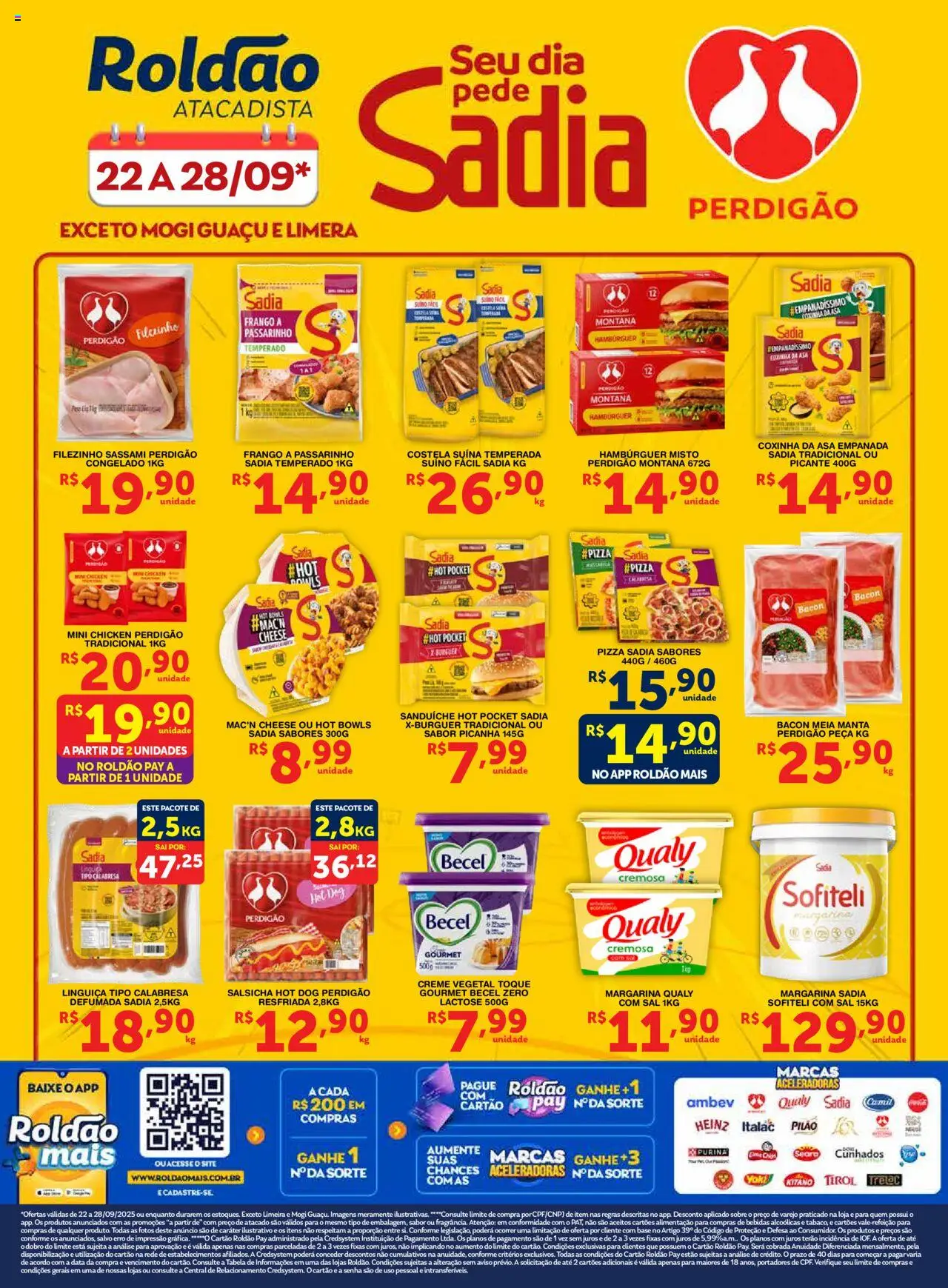 Roldão folheto "Ofertas Seu Dia Pede Sadia" válido a partir de 22/09/2025 - número de página 1