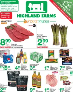 Preview of leaflet Weekly flyer / circulaire from shop Highland Farms is valid from Feb 05, 2026