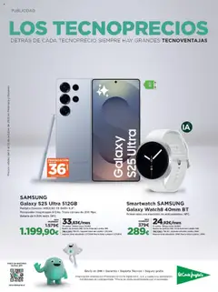 Vista previa las ofertas de la tienda El Corte Inglés - Catálogo Los Tecnoprecios desde el 06/10/2025 