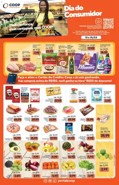 Pré-Visualização do folheto "Coop ofertas Fim de Semana" da loja Coop válido a partir de 13/03/2026