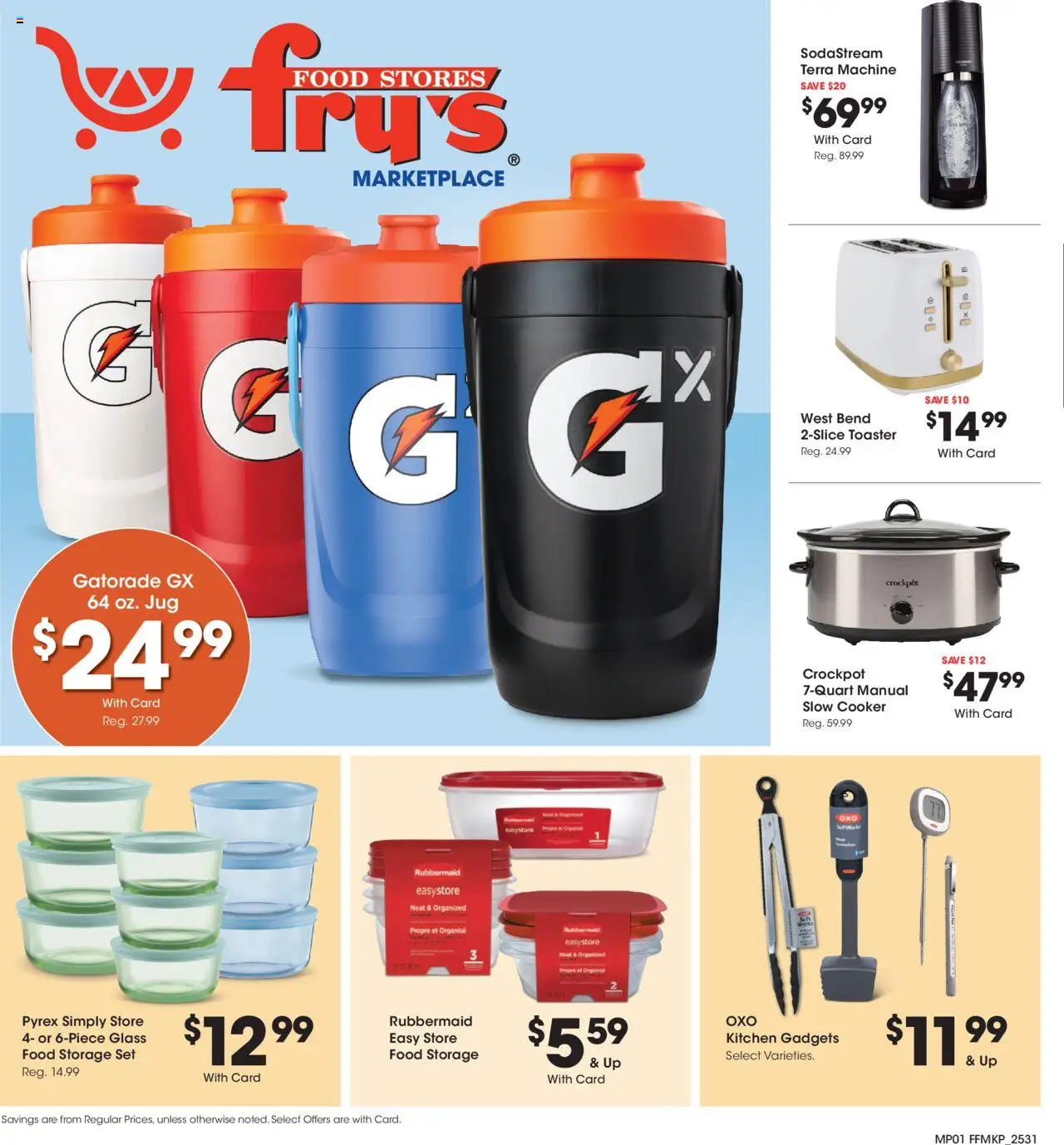 Fry's Food Home & Apparel from 09/03/2025 - Flyer - Page number 1 - Toaster, Slow cooker, Cooker