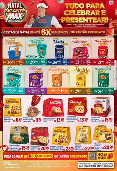 Pré-Visualização do folheto "Ofertas Presentar" da loja Max Atacadista válido a partir de 13/11/2025