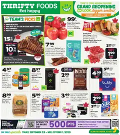 Preview of leaflet Weekly flyer / circulaire from shop Thrifty Foods is valid from Sep 25, 2025