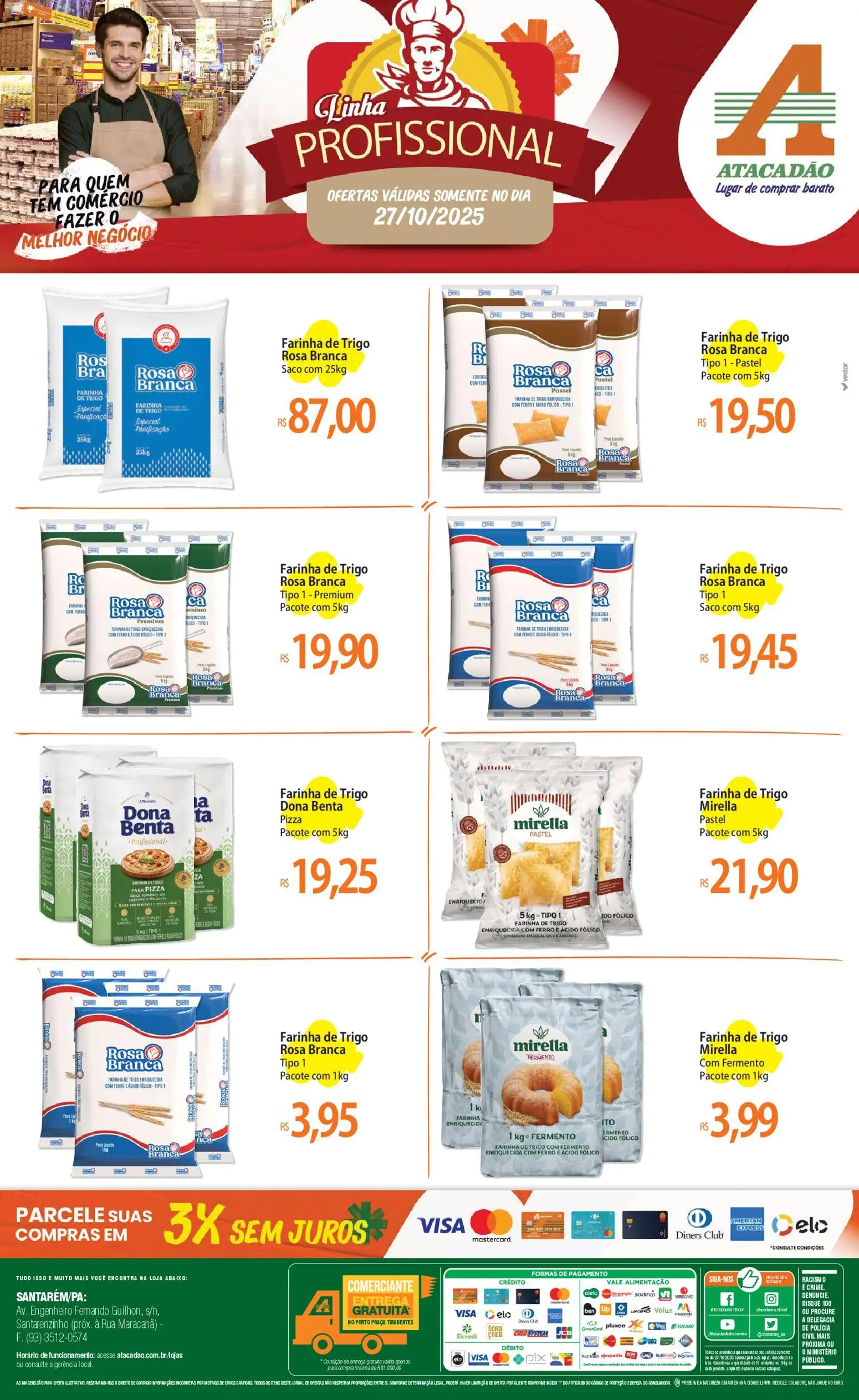 Atacadão folheto "Ofertas - PA" válido a partir de 27/10/2025 - número de página 1