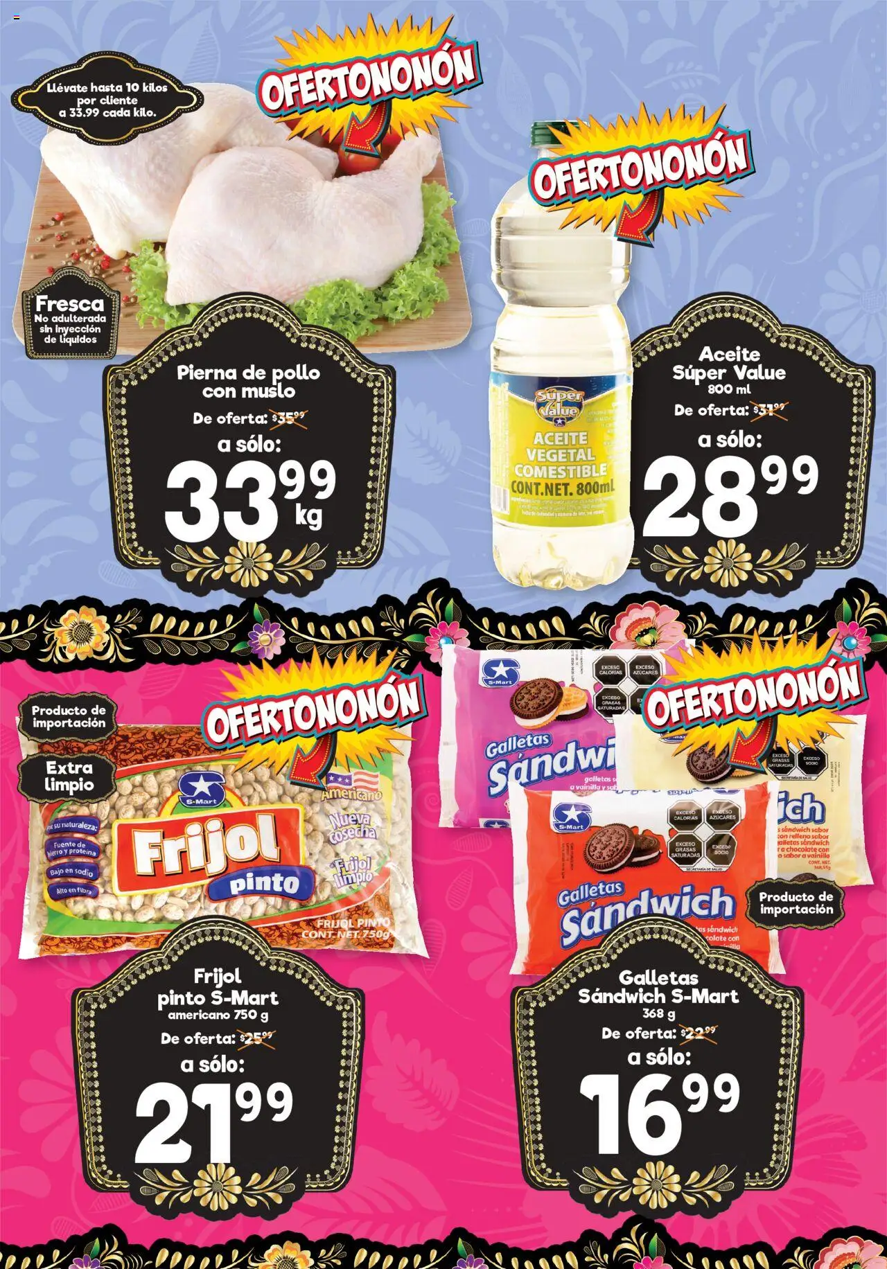 Folleto de Feria - Chihuahua S-Mart y sus promociones válidas desde el 22/08/2025 - Número de página 1