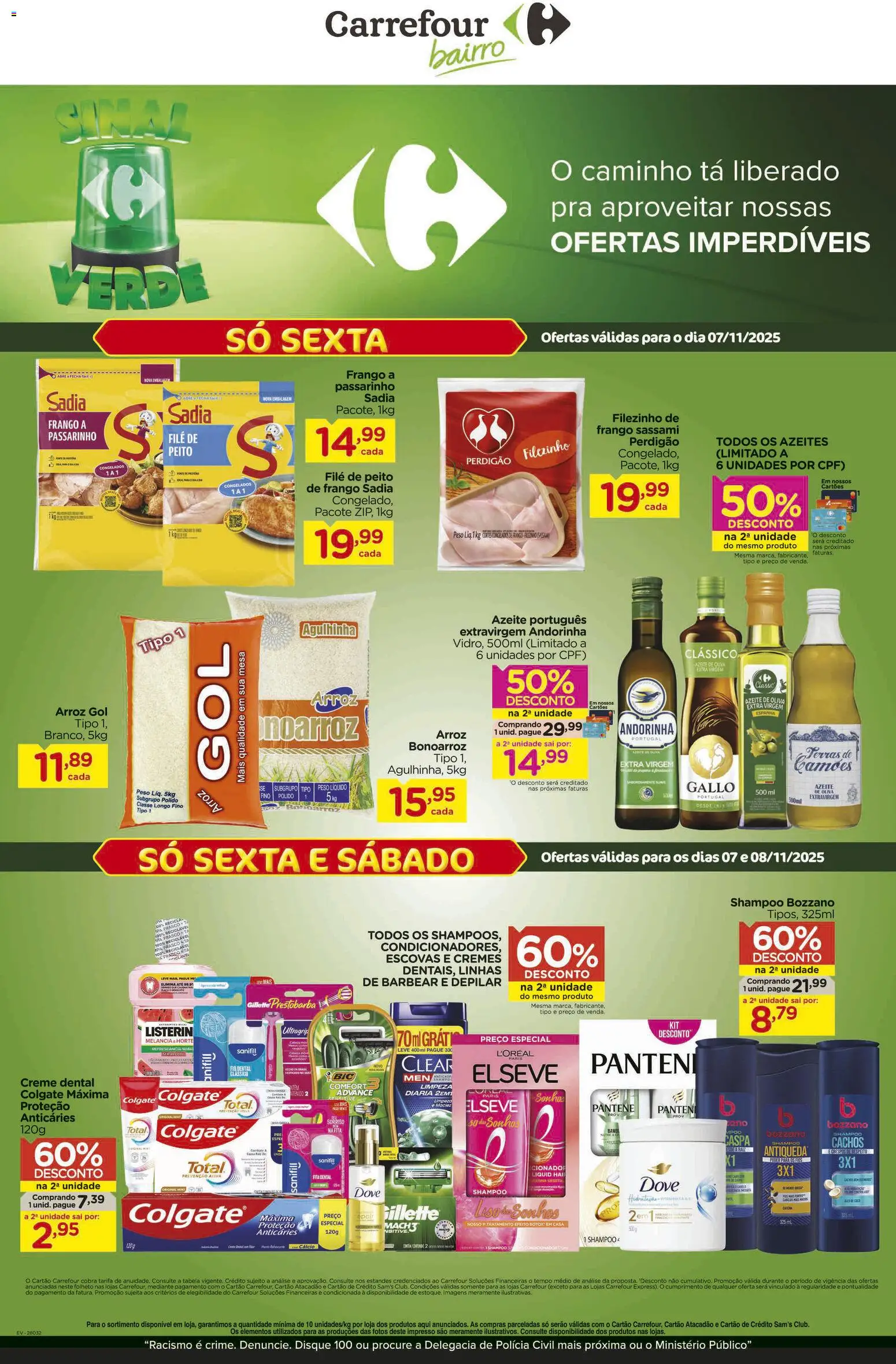 Pré-Visualização do folheto "Ofertas da semana" da loja Carrefour Bairro válido a partir de 07/11/2025