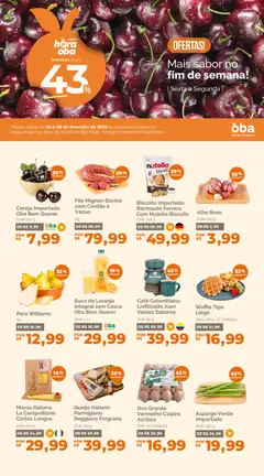 Pré-Visualização do folheto "Ofertas da semana" da loja Oba Hortifruti válido a partir de 06/02/2026