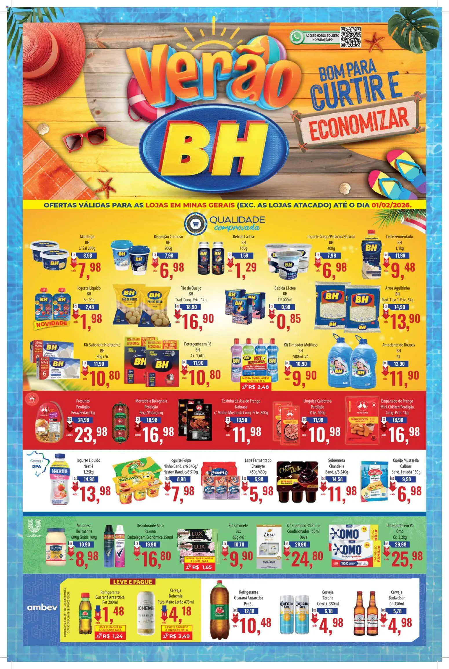 Pré-Visualização do folheto "Ofertas da semana" da loja Supermercados BH válido a partir de 14/01/2026