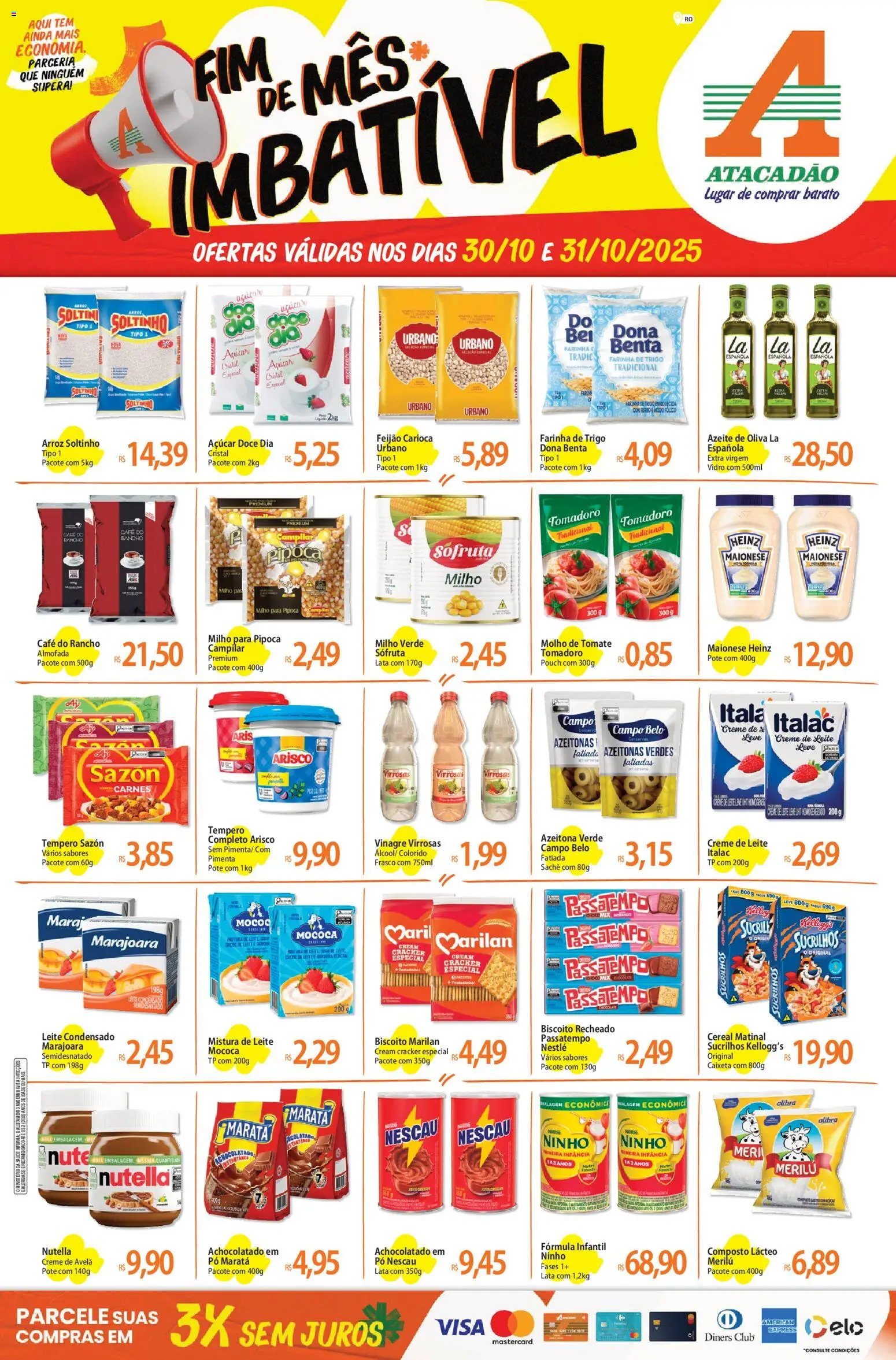 Pré-Visualização do folheto "Ofertas - RO" da loja Atacadão válido a partir de 30/10/2025