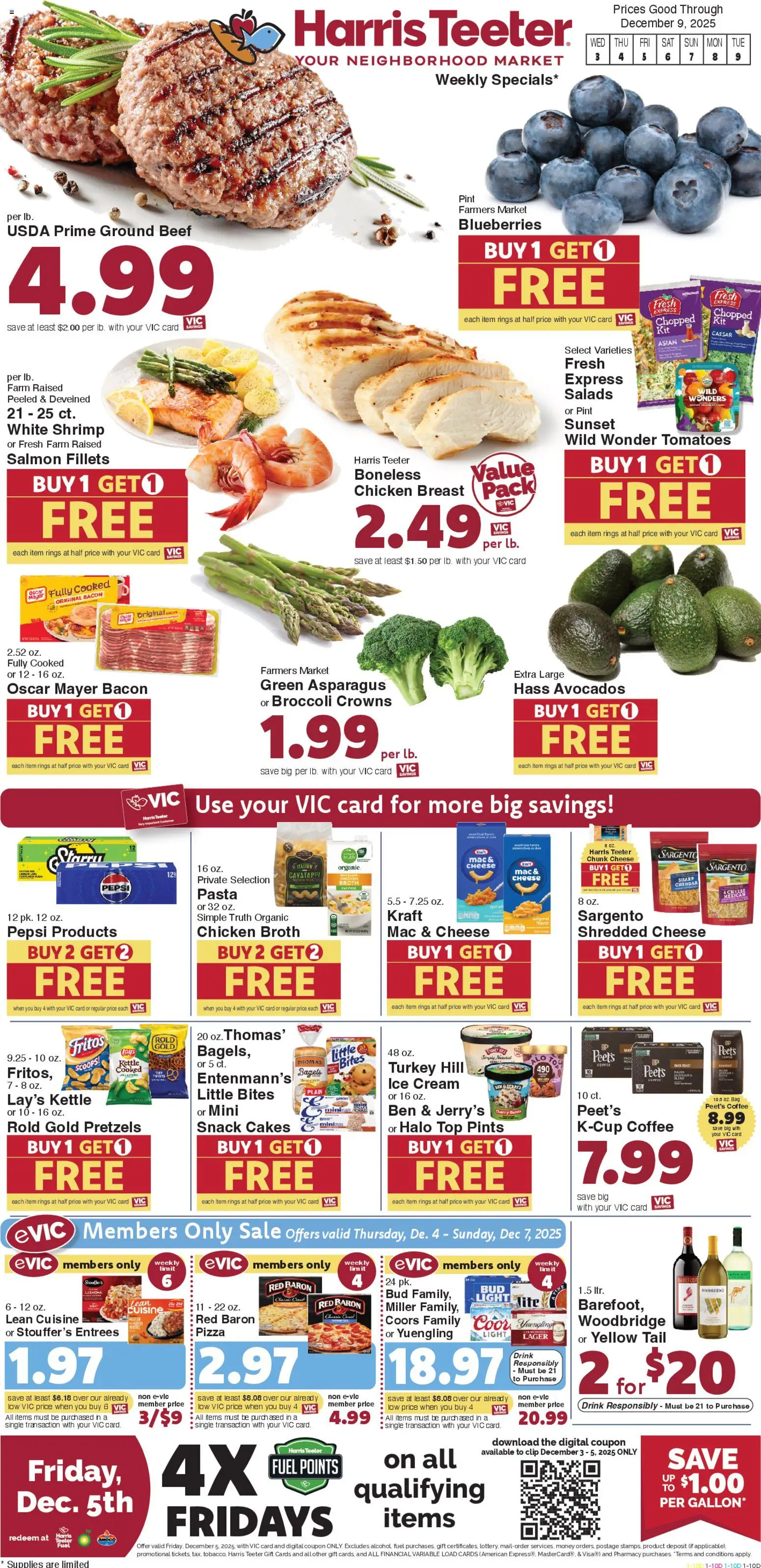 Ad Preview of Harris Teeter Weekly Ad - SC from 12/03/2025