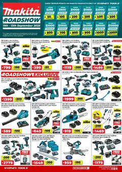 Preview of catalogue Catalogue from shop Sydney Tools valid 11/09/2025