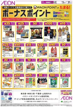 イオンの2026/01/05から2026/01/31までのチラシはここボーナスポイント