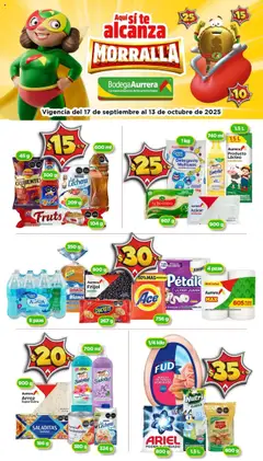 Vista previa las ofertas de la tienda Bodega Aurrerá - Folleto Morralla desde el 17/09/2025 