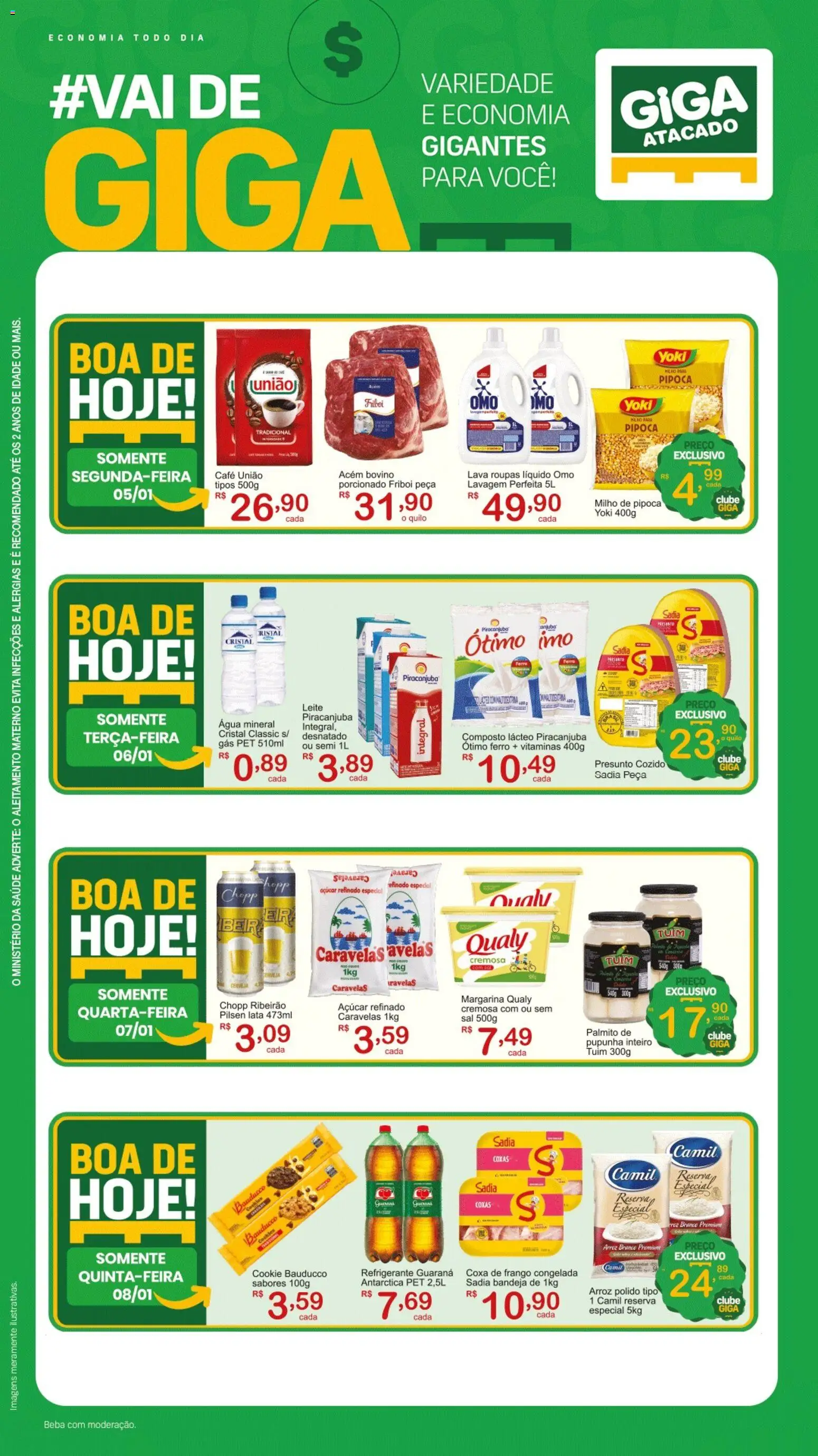 Pré-Visualização do folheto "Ofertas da semana" da loja GIGA Atacado válido a partir de 05/01/2026