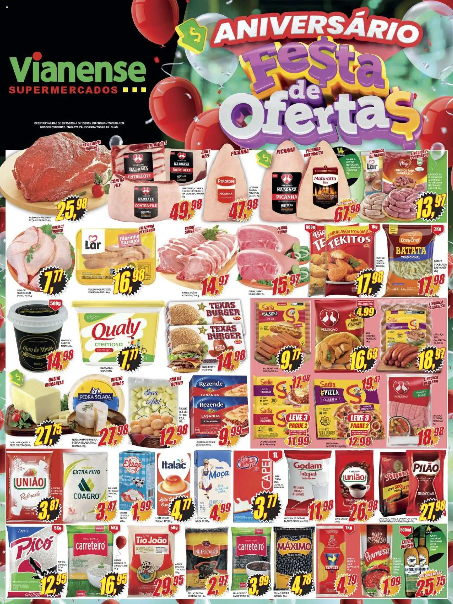 Pré-Visualização do folheto "Encarte" da loja Vianense válido a partir de 28/10/2025