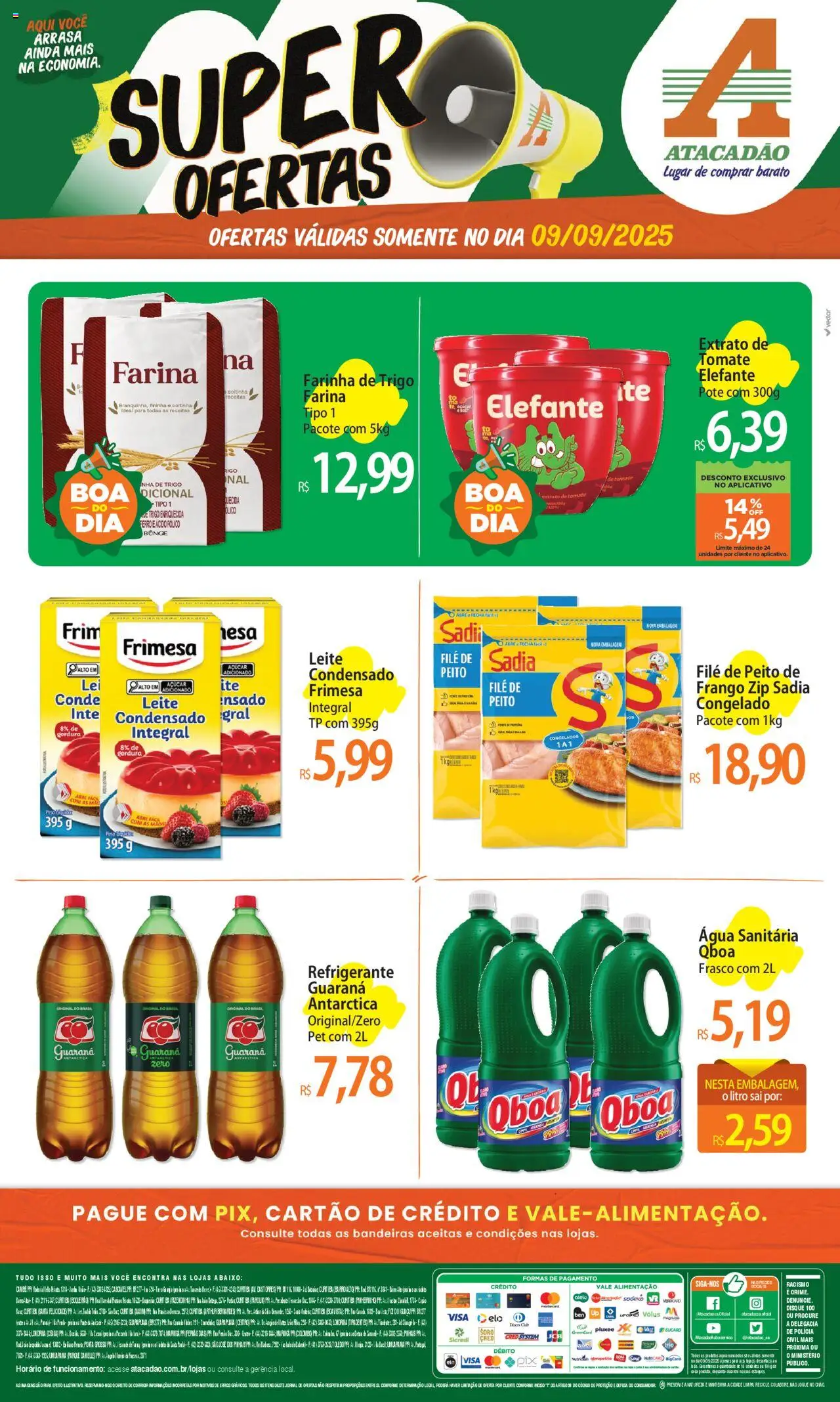 Atacadão folheto "Ofertas - PR" válido a partir de 09/09/2025 - número de página 1