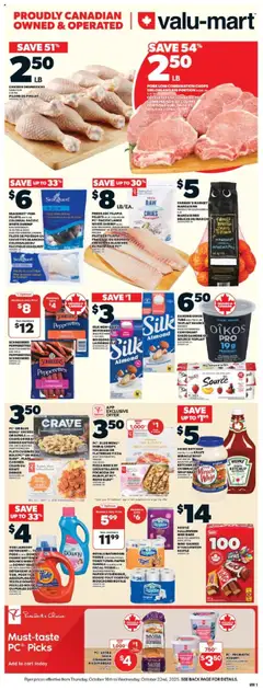 Preview of leaflet Weekly Flyer from shop Valu Mart is valid from Oct 16, 2025