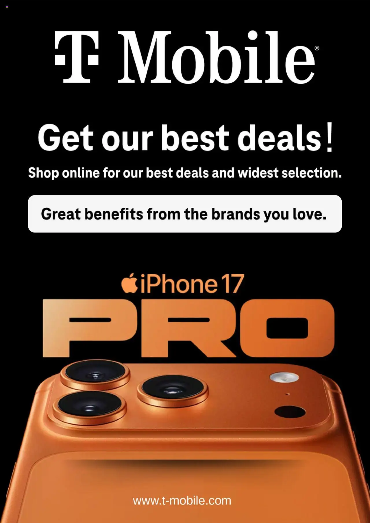 T-mobile Weekly Ad from 10/01/2025 - Flyer - Page number 1
