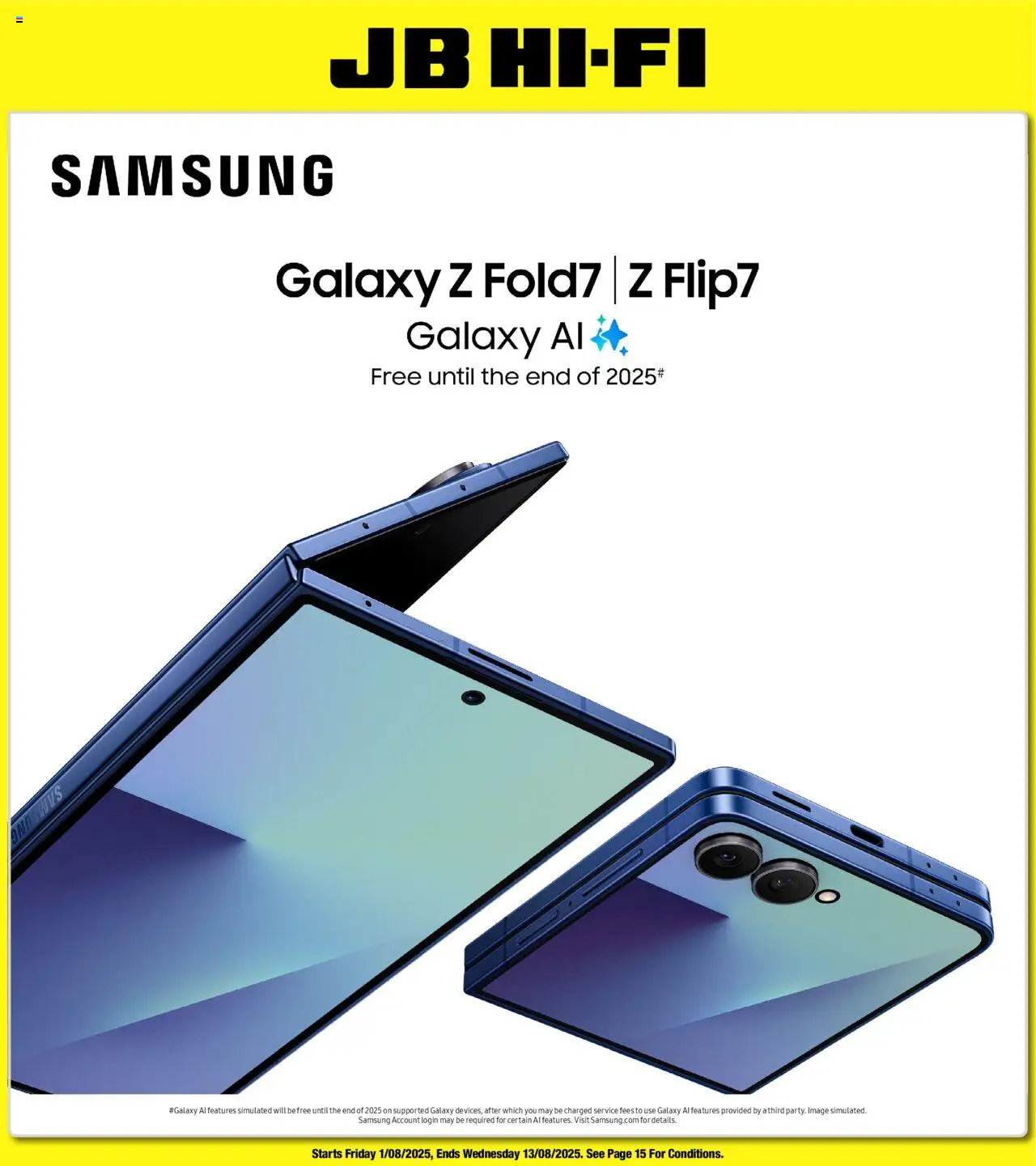 JB Hi-Fi catalogue valid from 01/08/2025 - page 1
