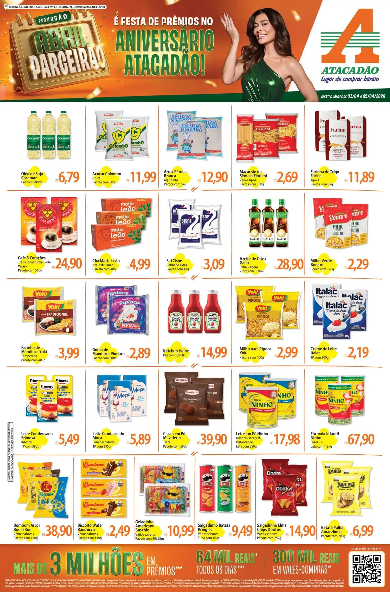 Pré-Visualização do folheto "Atacadão ofertas - PR" da loja Atacadão válido a partir de 03/04/2026