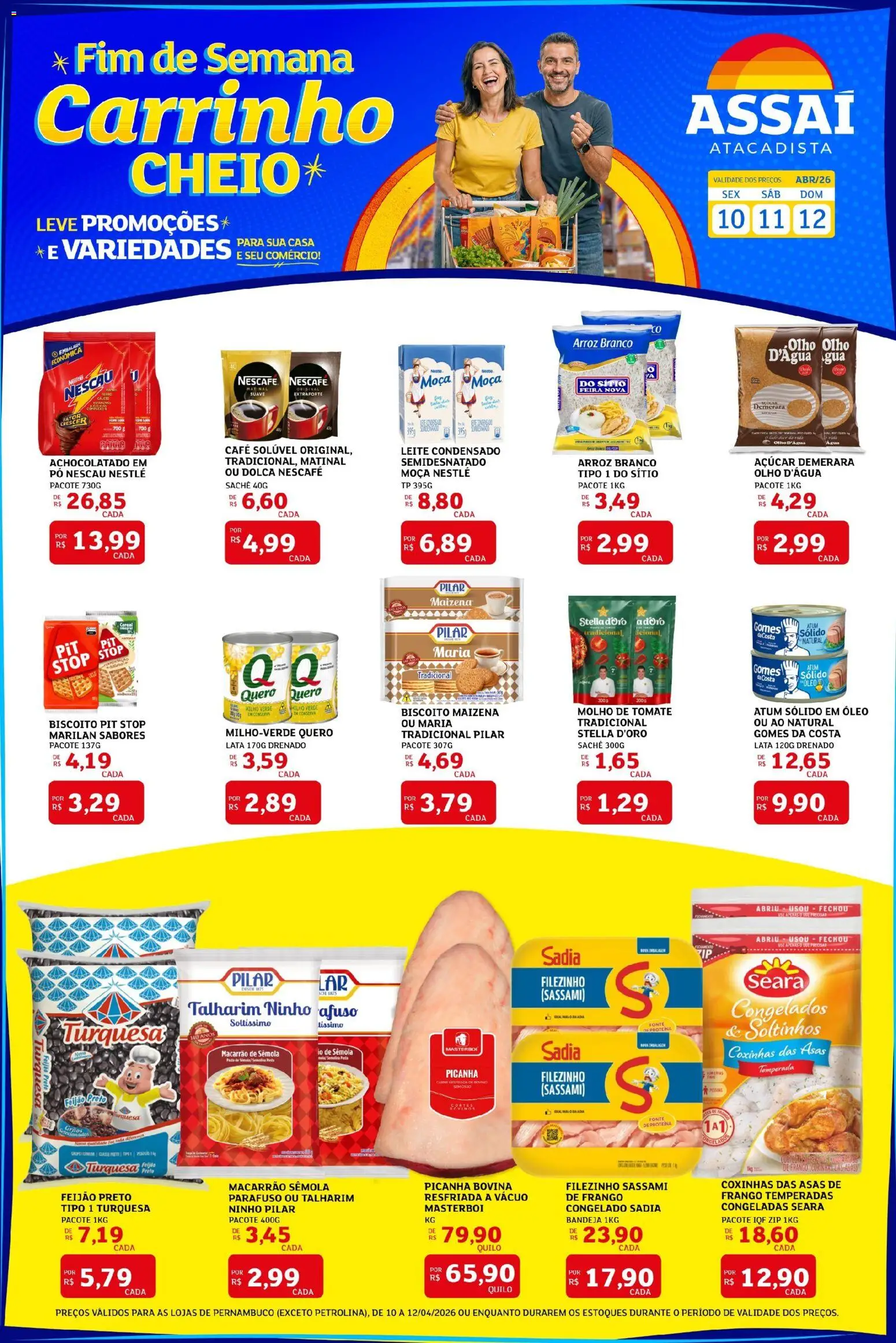 Pré-Visualização do folheto "Assaí Atacadista ofertas - PE" da loja Assaí Atacadista válido a partir de 10/04/2026