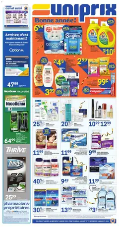 Preview of leaflet Weekly flyer / circulaire from shop Uniprix is valid from Jan 01, 2026