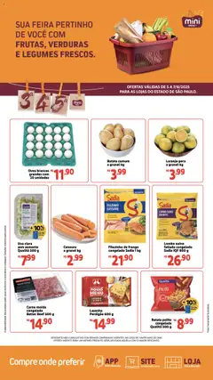 Pré-Visualização do folheto "Ofertas Terça e Quinta" da loja Mini Extra válido a partir de 05/08/2025