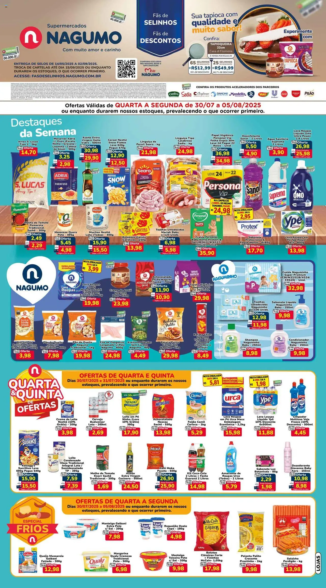 Nagumo folheto "Ofertas da semana" válido a partir de 30/07/2025 - número de página 1
