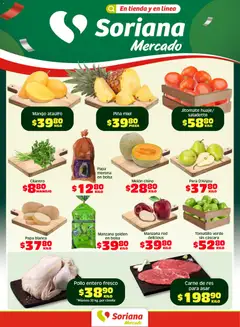Vista previa las ofertas de la tienda Soriana - Soriana Fin de Semana Mercado: Saltillo y Torreón desde el 17/04/2026 