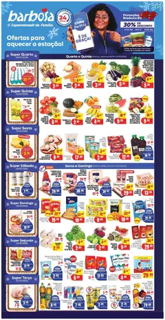 Pré-Visualização do folheto "Ofertas da semana" da loja Barbosa Supermercados válido a partir de 09/07/2025