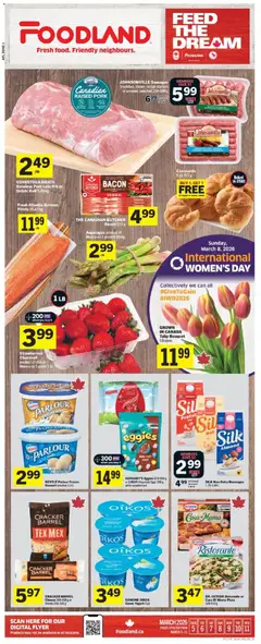Un aperçu du dépliant Foodland weekly flyer - NS du magasin Foodland est valide à partir 5 mars 2026