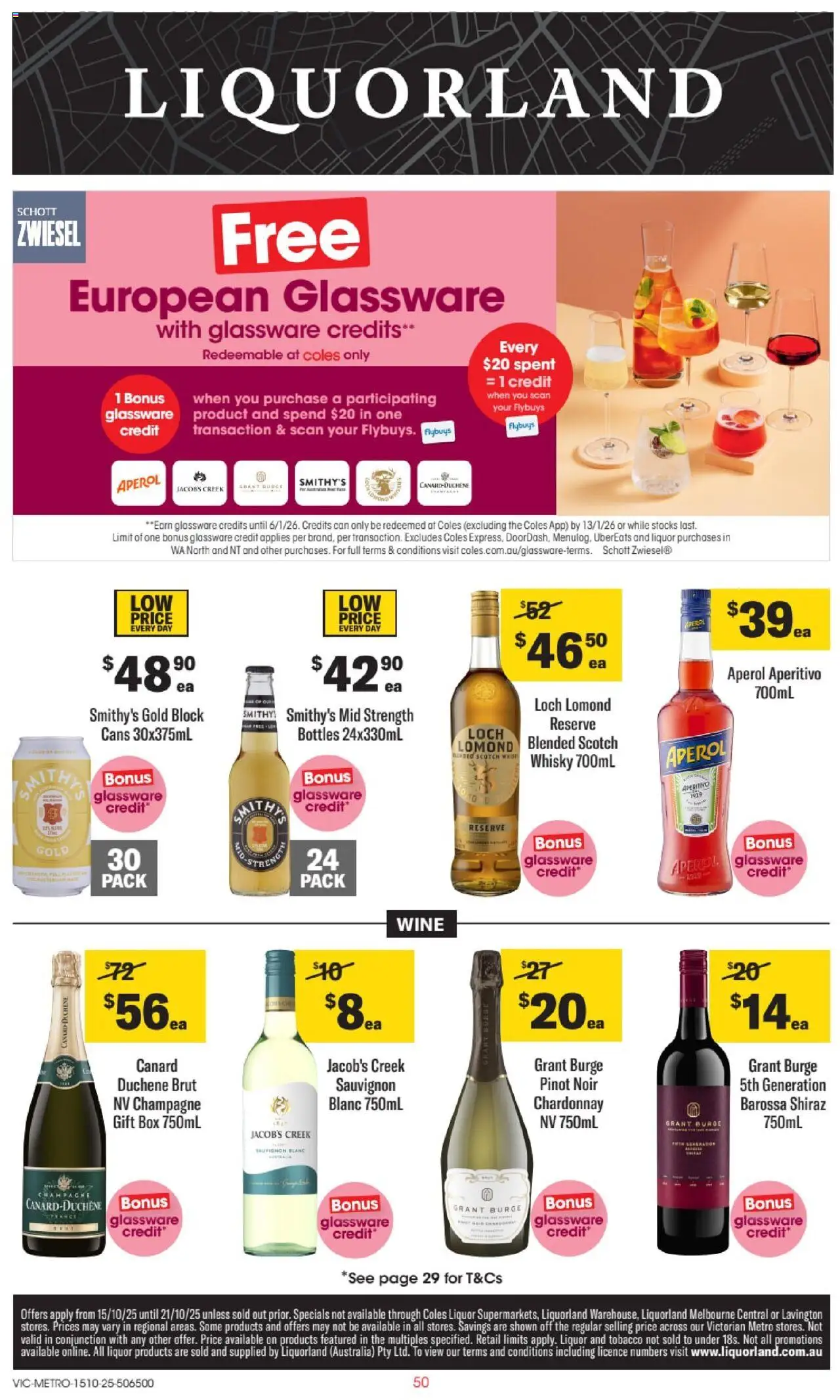 Liquorland catalogue valid from 15/10/2025 - page 1