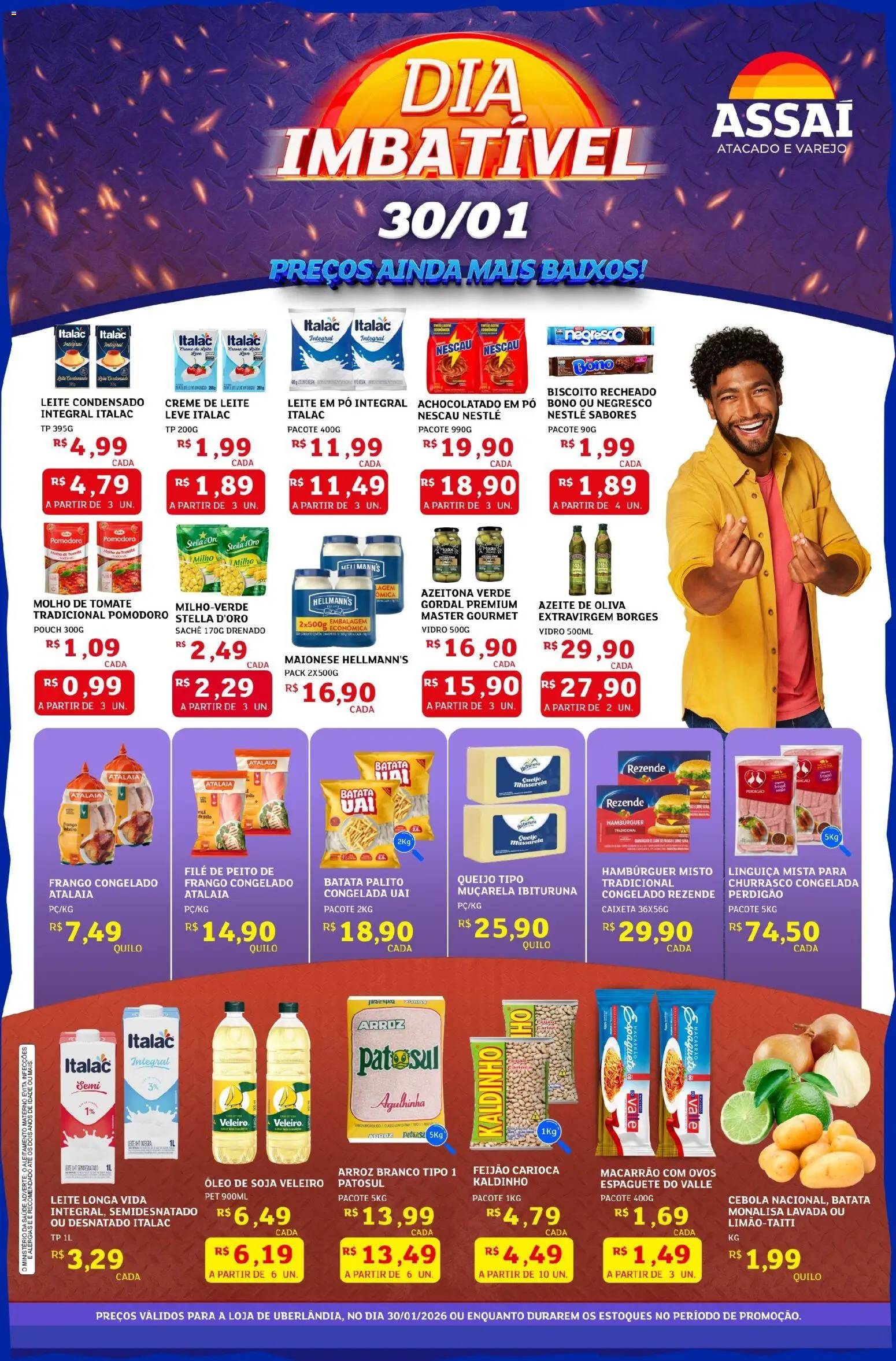 Pré-Visualização do folheto "Encarte - MG" da loja Assaí Atacadista válido a partir de 30/01/2026