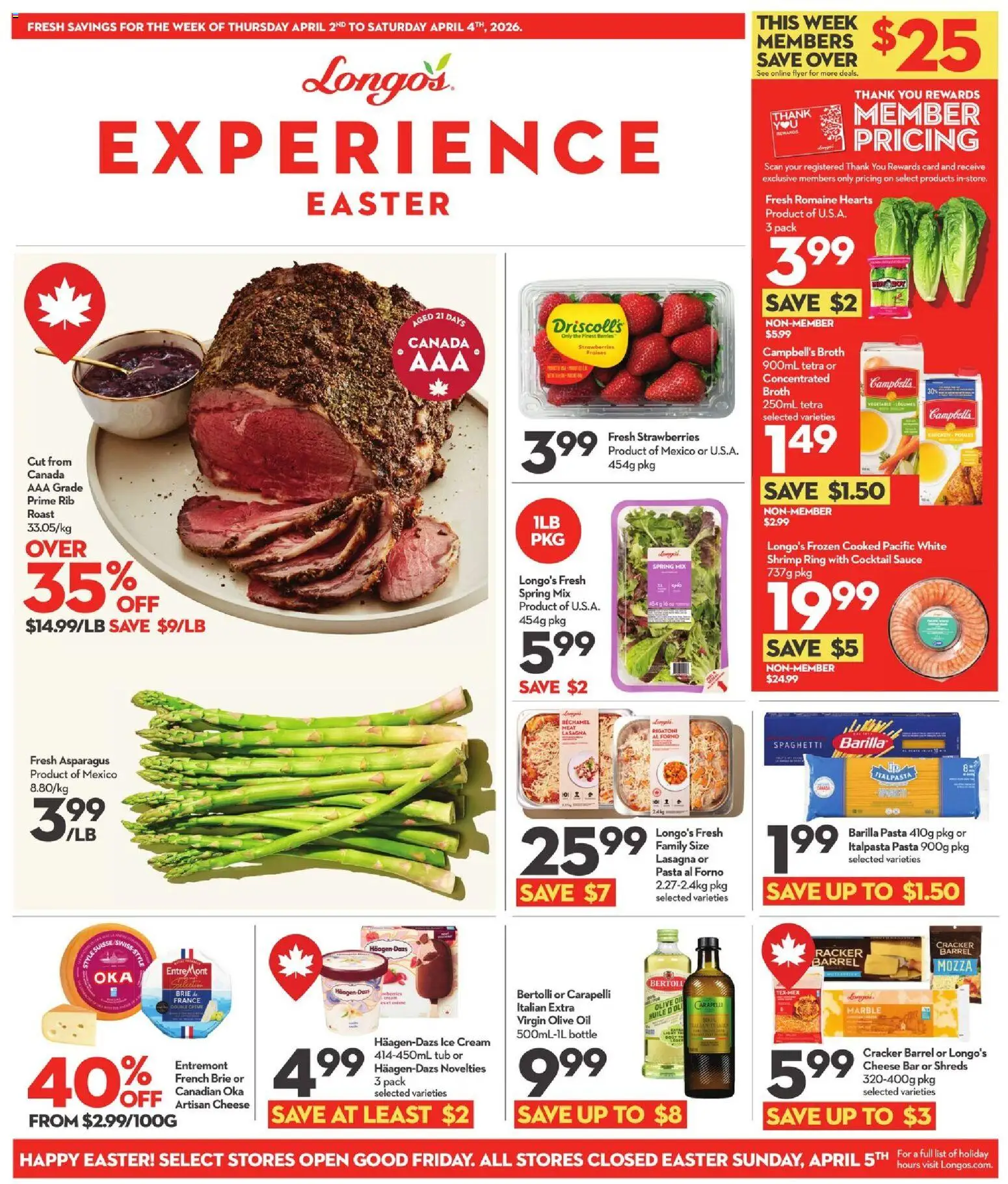 Preview of leaflet Longo's weekly flyer / circulaire from shop Longo's is valid from Apr 02, 2026