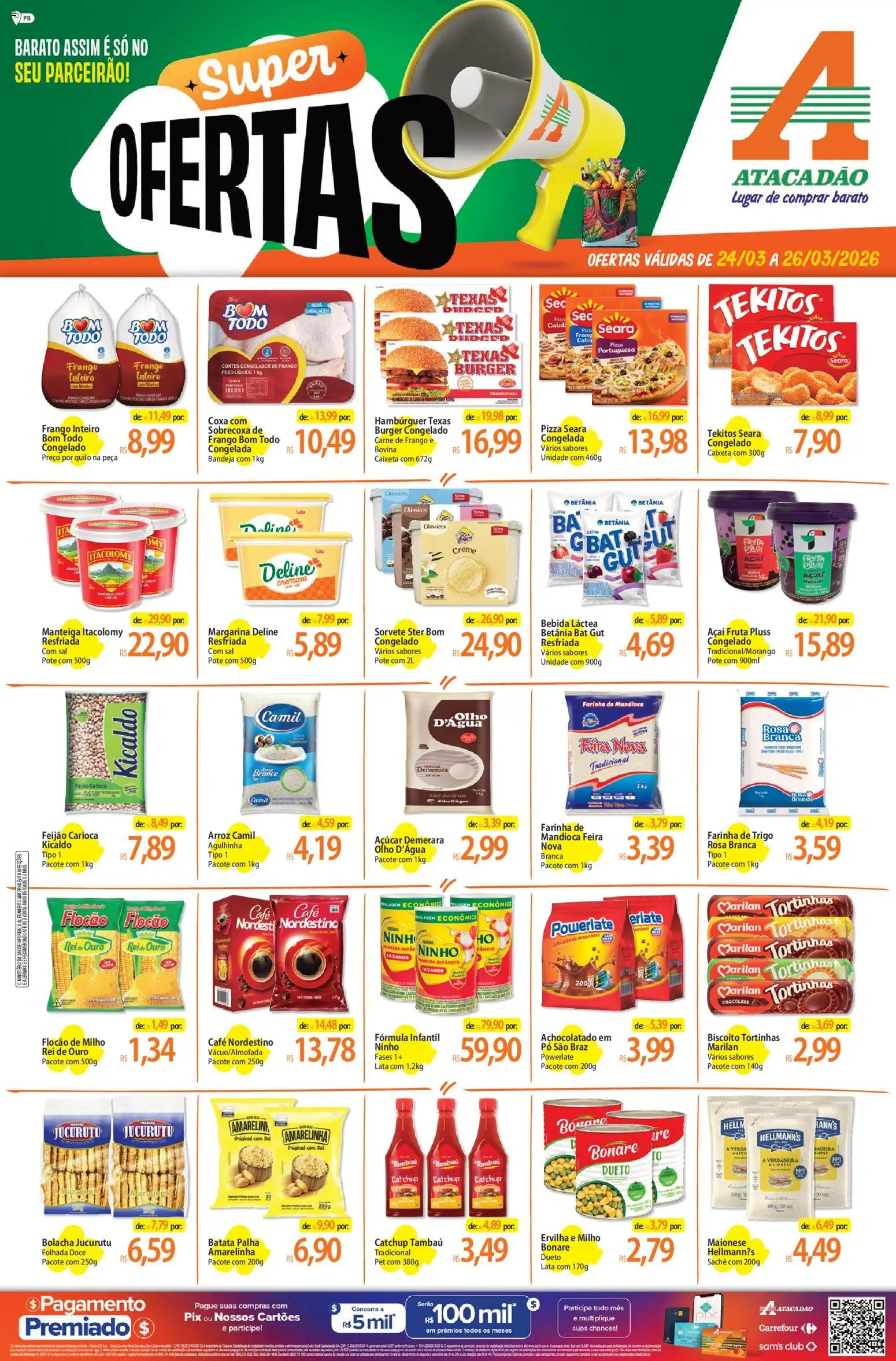 Pré-Visualização do folheto "Atacadão ofertas - PB" da loja Atacadão válido a partir de 24/03/2026