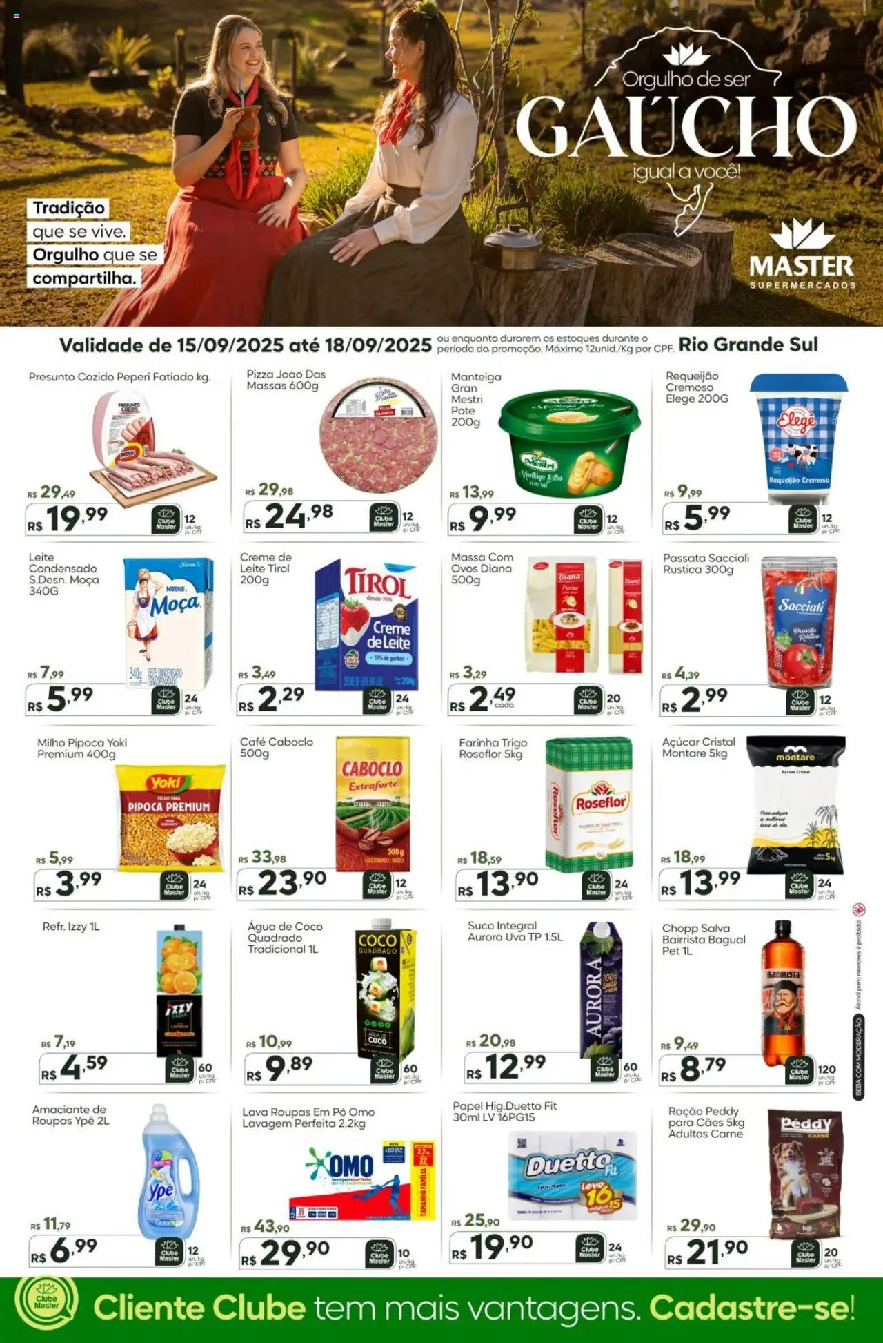 Master folheto "Ofertas da semana" válido a partir de 15/09/2025 - número de página 1